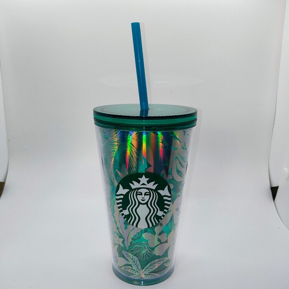 Starbucks Tropical Holographic Tumbler 16oz 2022